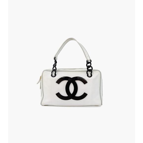CHANEL White Big CC Shoulder Bag A-A32258 - Picture 1 of 1